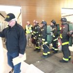 Chief Freddie performing high rise training in San Francisco and other fire test prep