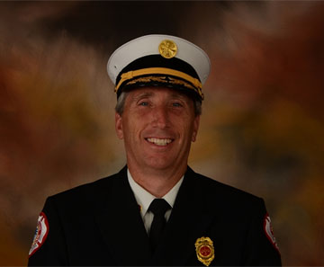 Chief Jeff Fitzgerald and online fire test prep