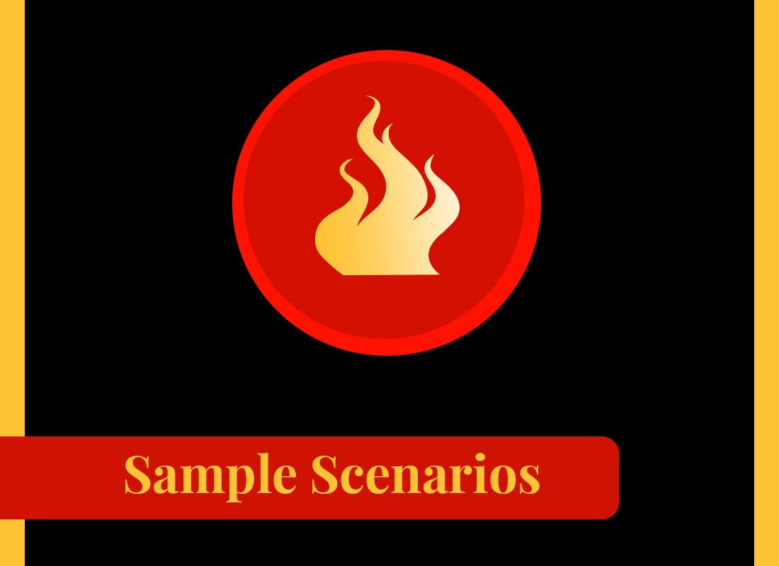 Sample scenario online fire training courses