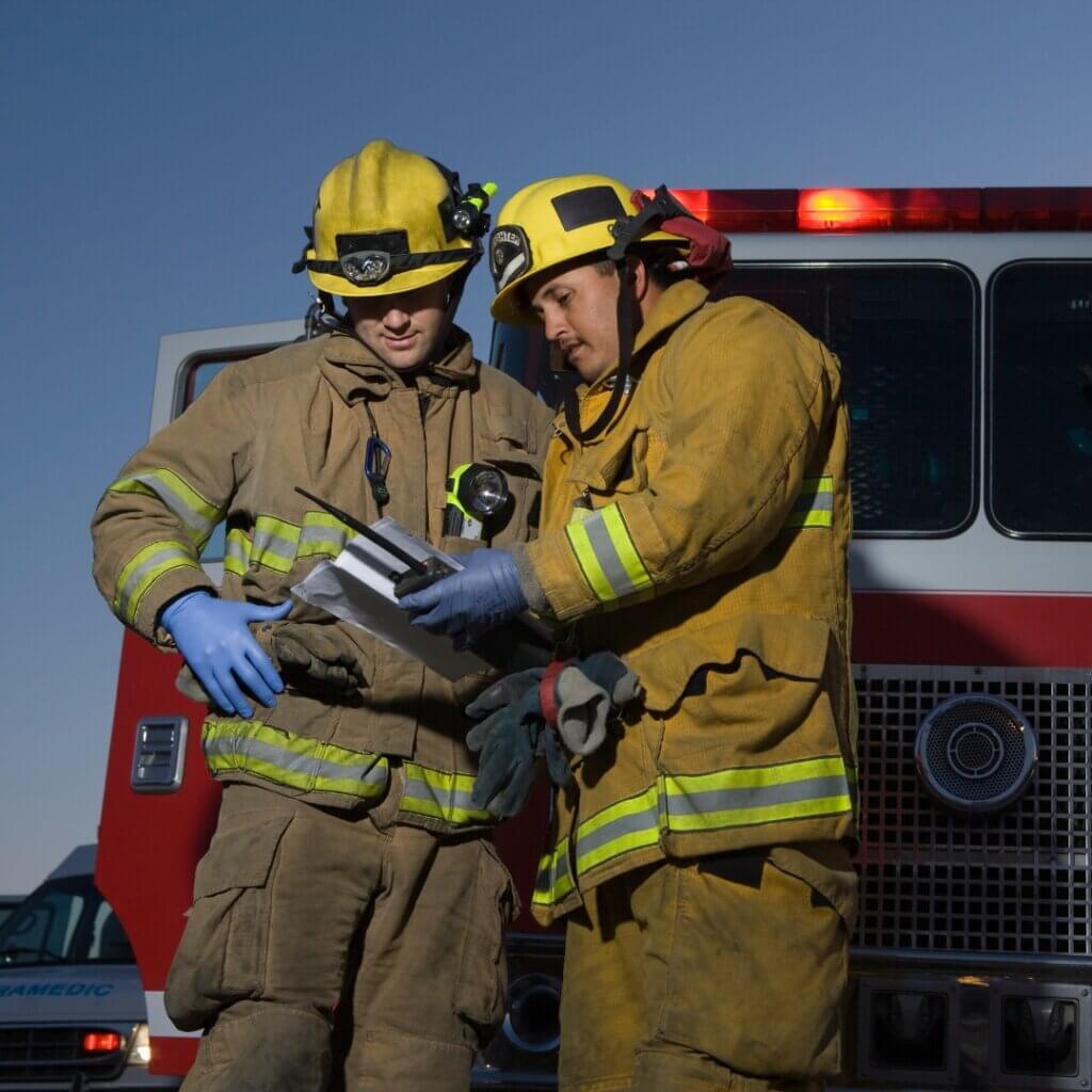 image of firefighters