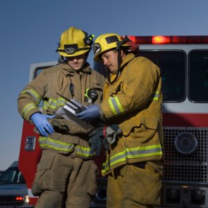 image of firefighters