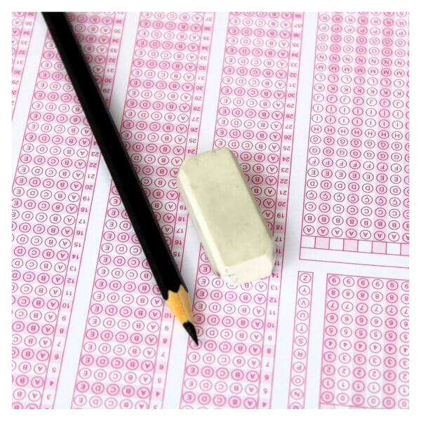 pencil and test