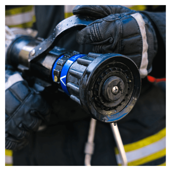 firefighter water hose